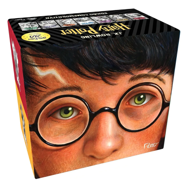 BOX HARRY POTTER EDIÇÃO COMEMORATIVA 20 ANOS - CAPA DURA, de Rowling, J. K.. Editora Rocco Ltda, capa dura (2020)