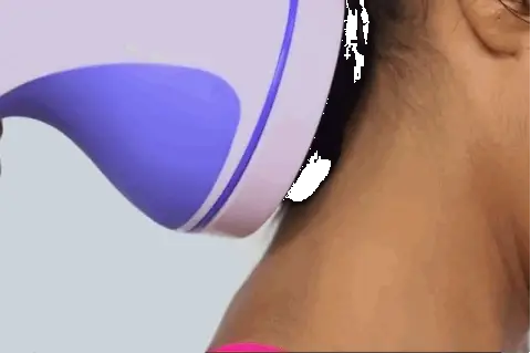 Massageador Orbital 110V com acessórios vista geral