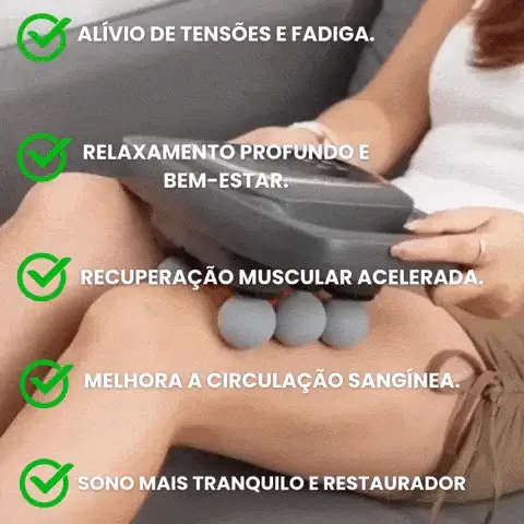 Aparelho de Massagem com 6 Pontas vista geral