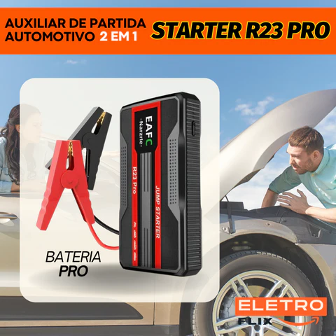 Uso do auxiliar de partida na bateria do carro