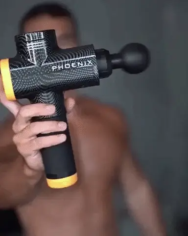 Pistola Massageadora Phoenix com maleta e acessórios