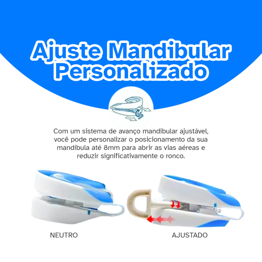Protetor Bucal Avançado Ajustável vista geral